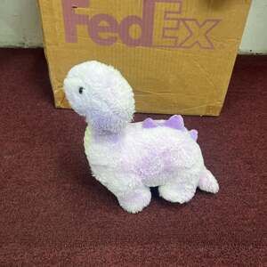 Animal Adventure Purple Dinosaur Plush 10" Stegosaurus Stuffed Animal